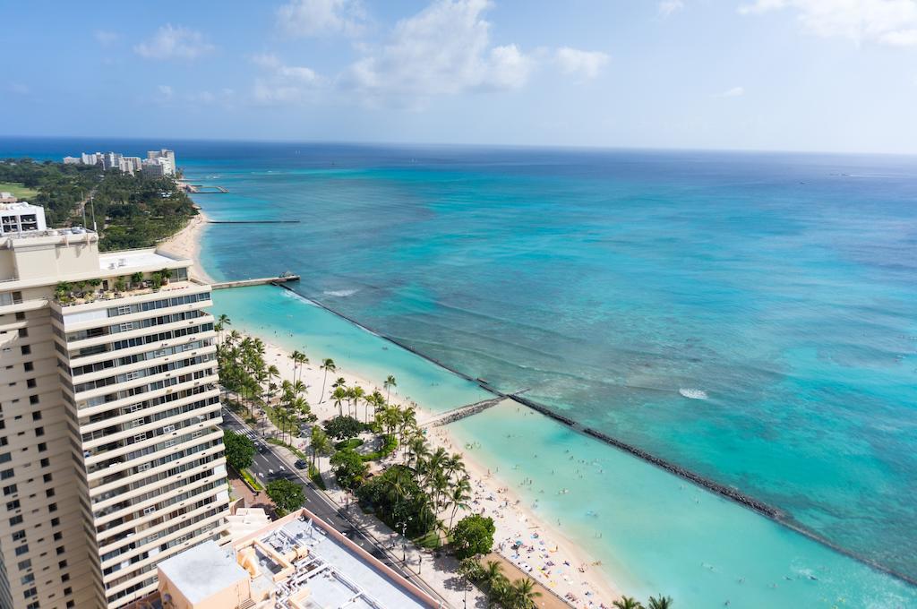Aston Waikiki Beach Tower Χονολουλού Εξωτερικό φωτογραφία Aerial view of Waikiki